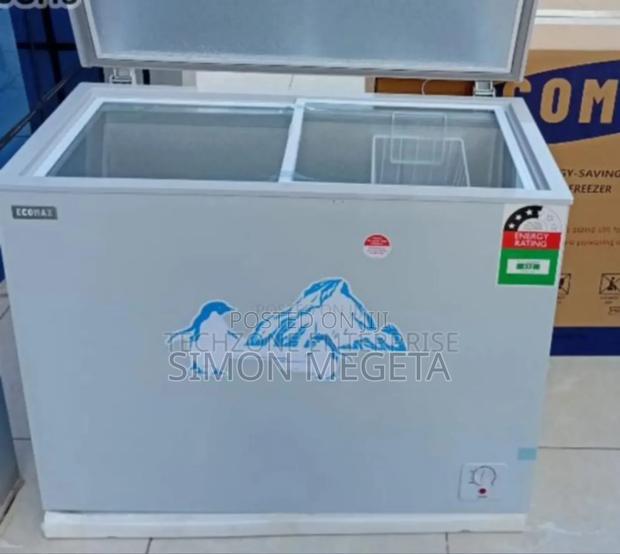 Colour White New Ecomax 219l Freezer✓✓