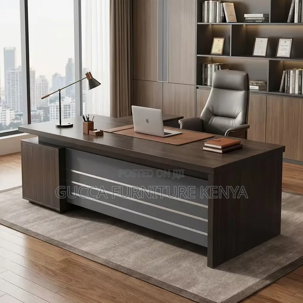 180cm Executive L-shaped Manager's Table