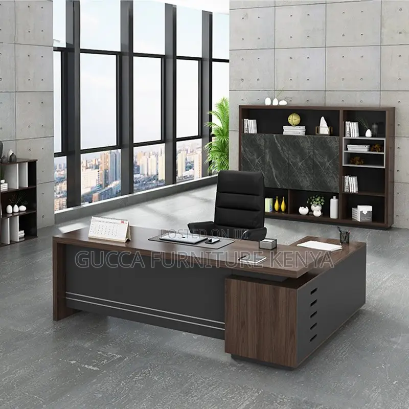 180cm Executive L-shaped Manager's Table
