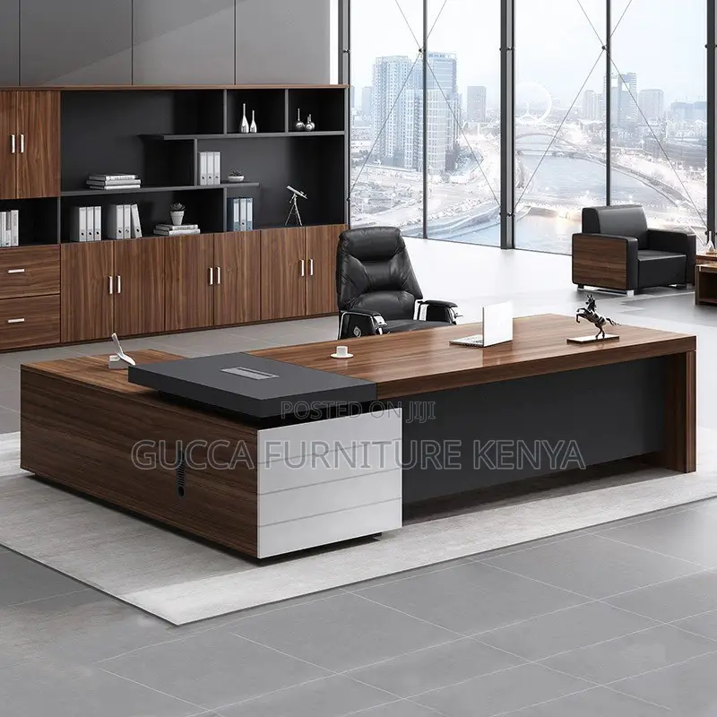 180cm Executive L-shaped Manager's Table