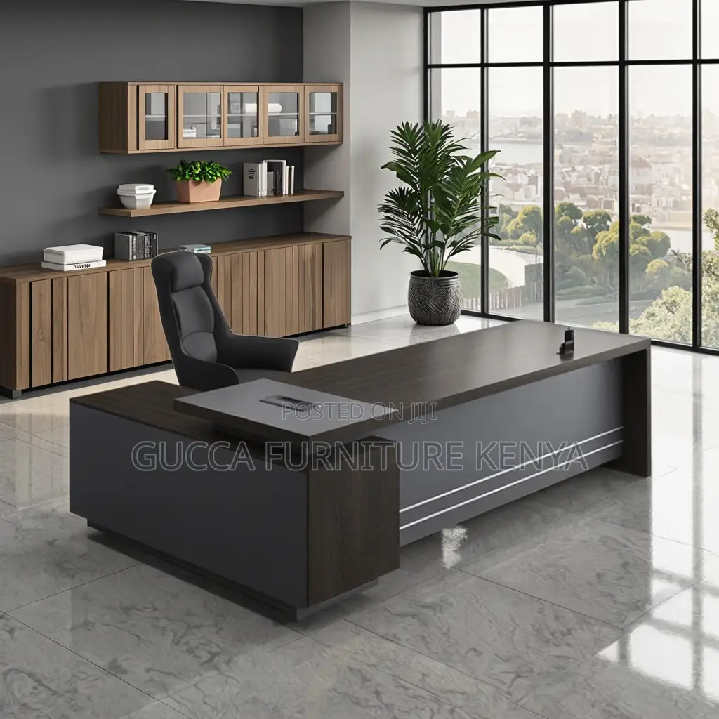 180cm Executive L-shaped Manager's Table