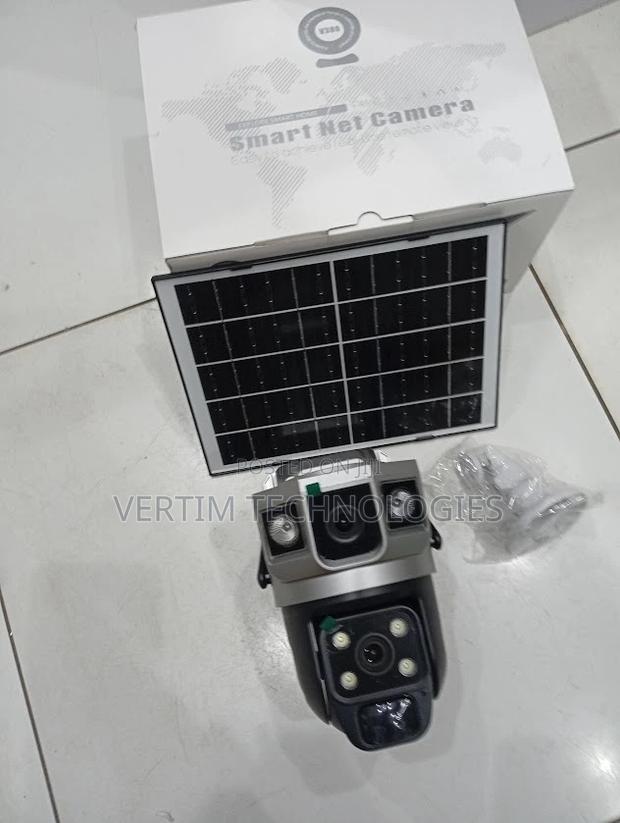 360-Degree Rotation 4g Dual Lens Solar Camera Ai Auto Human Tracking