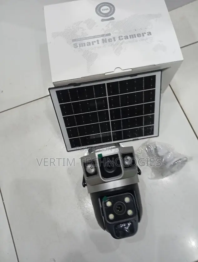 360-Degree Rotation 4g Dual Lens Solar Camera Ai Auto Human Tracking