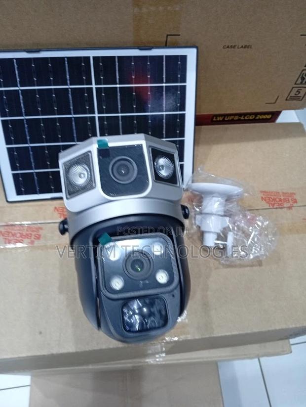 Sensor Alarm Two-Way Audio Communication 4g Dual Lens Solar Camera