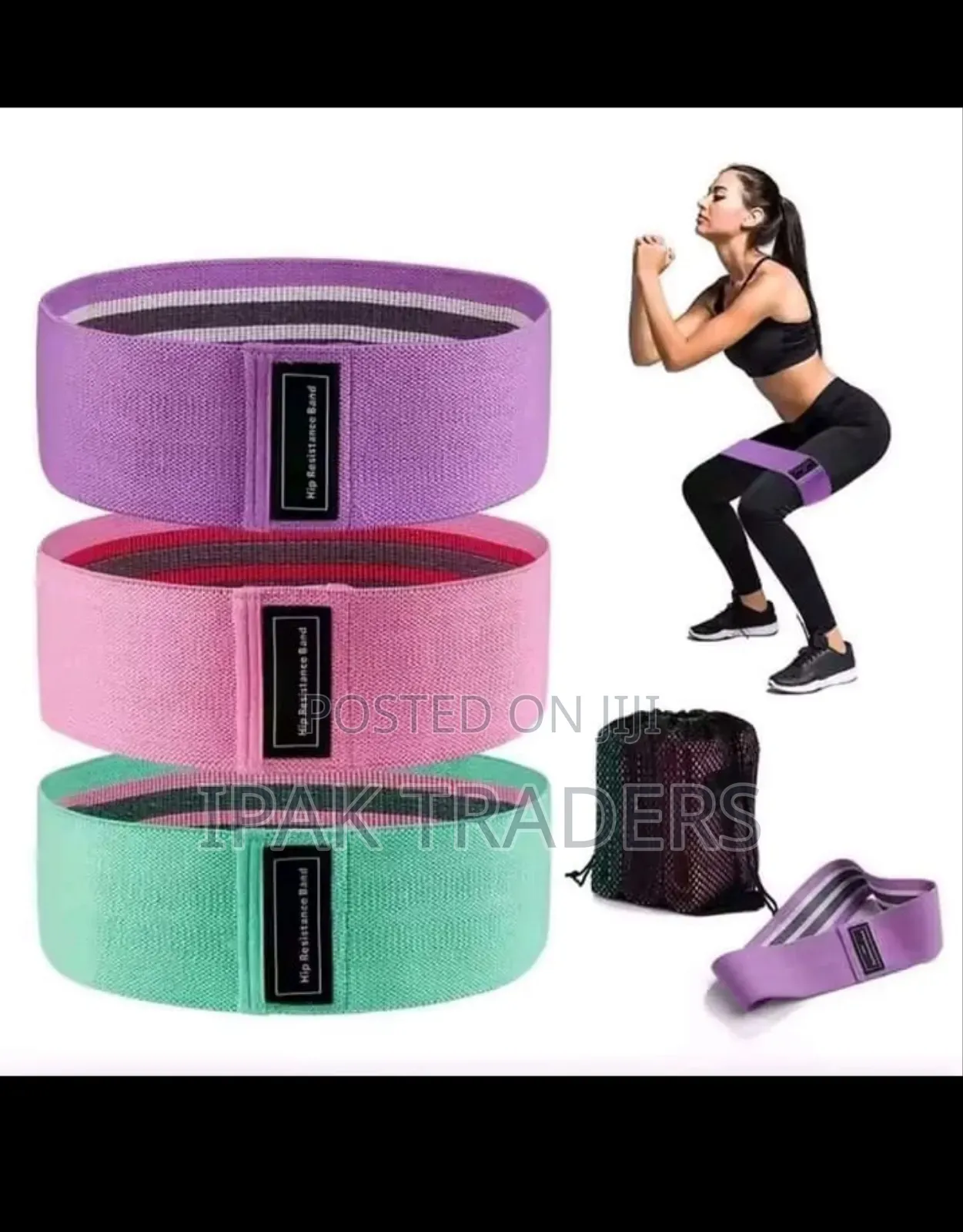 Resistant Hip Booty Bands – Glute Thigh Workout Bands