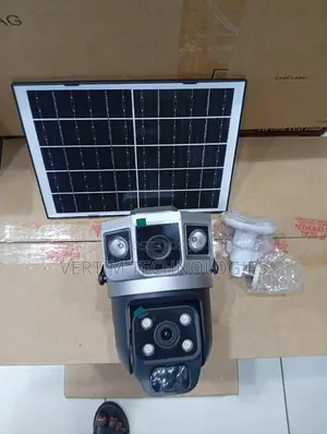 Weatherproof Housing 4g Dual Lens Solar Camera Two-Way Audio Support