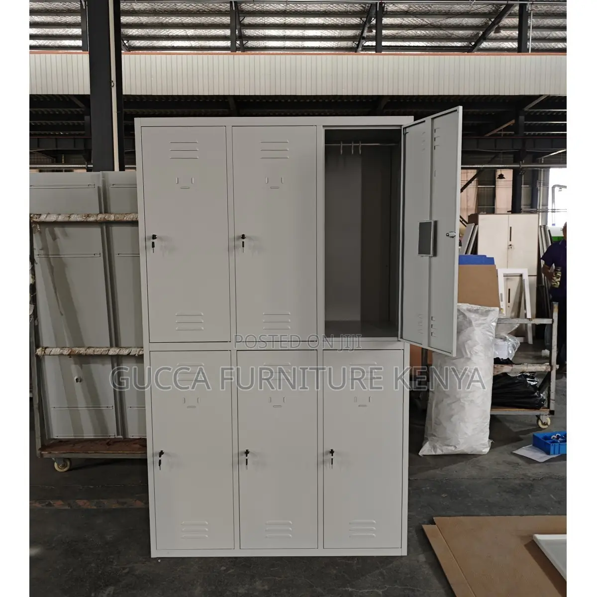 6-door's Steel Office Locker Cabinet