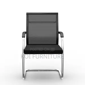 Office Chairs; Mesh Mid Backrest Office Visitors Welcoming Chair
