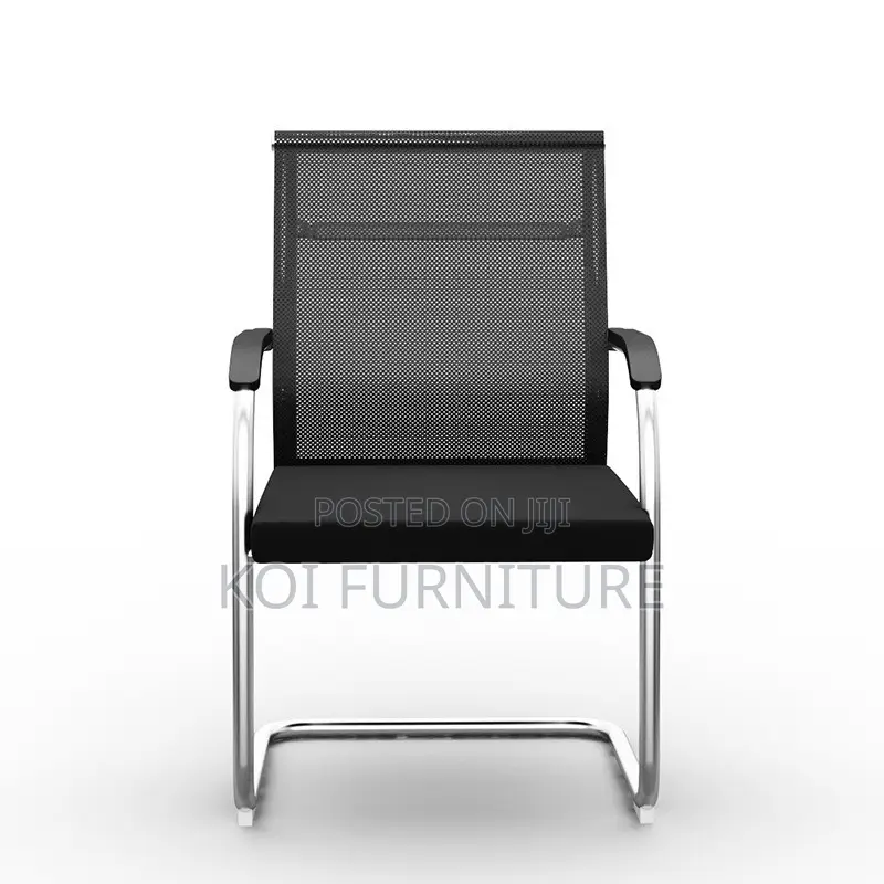 Office Chairs; Mesh Mid Backrest Office Visitors Welcoming Chair