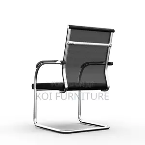 Office Chairs; Mesh Mid Backrest Office Visitors Welcoming Chair