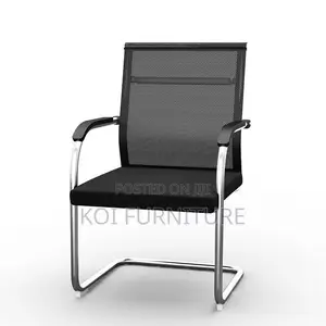Office Chairs; Mesh Mid Backrest Office Visitors Welcoming Chair