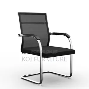 Office Chairs; Mesh Mid Backrest Office Visitors Welcoming Chair
