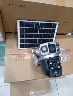 Cloud Storage Back Up Support 12mp 4g PTZ Dual Lens Solar CCTV Camera