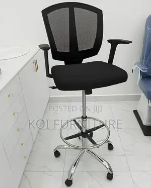 Office Chair; Mesh Mid Back Cashier Reception Clerical Chair
