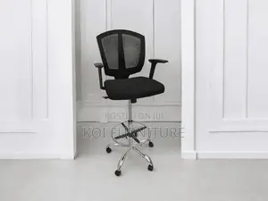 Office Chair; Mesh Mid Back Cashier Reception Clerical Chair
