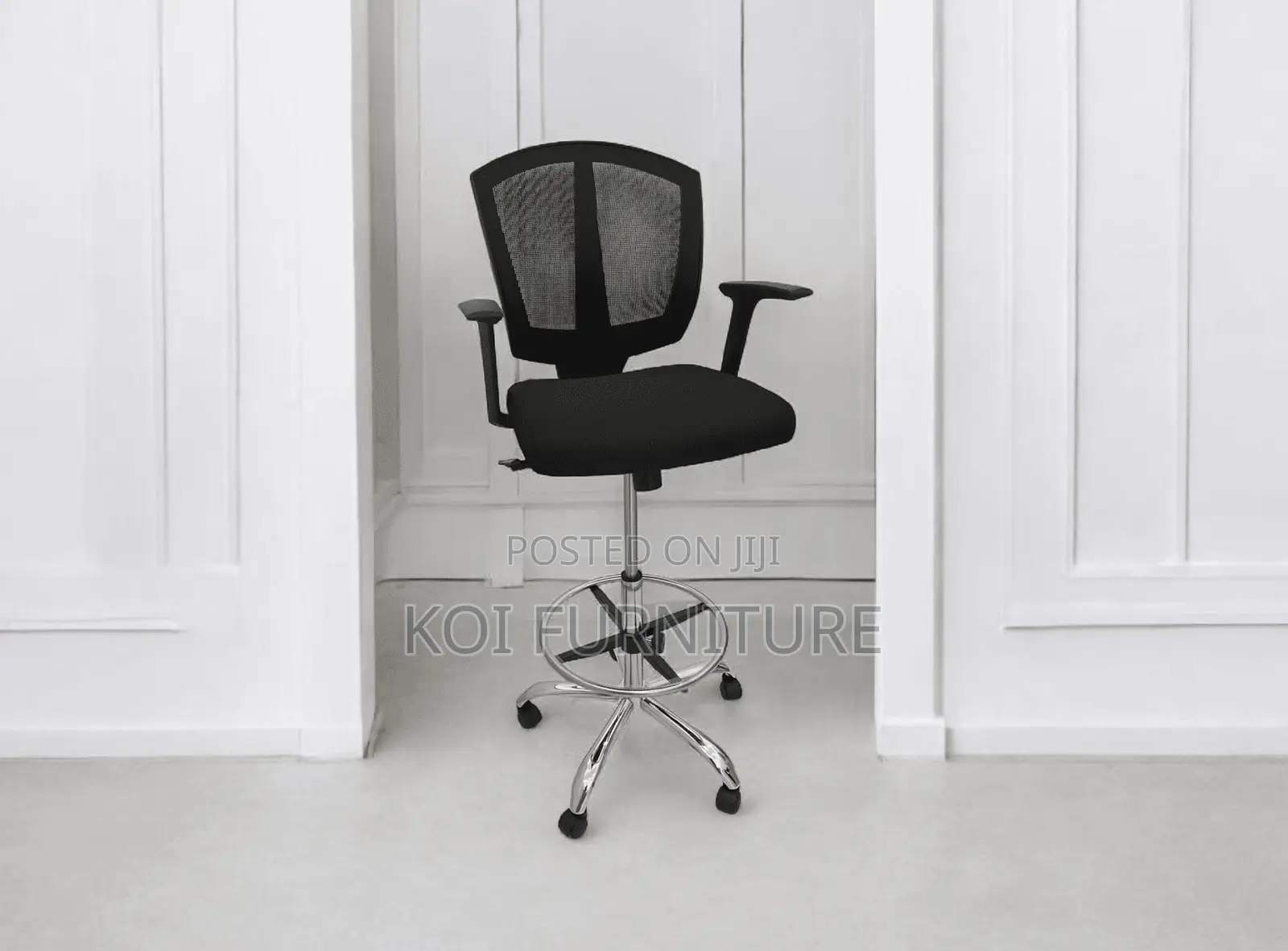 Office Chair; Mesh Mid Back Cashier Reception Clerical Chair