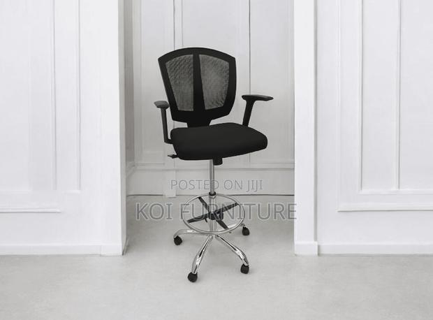 Office Chair; Mesh Mid Back Cashier Reception Clerical Chair - thumbnail 7