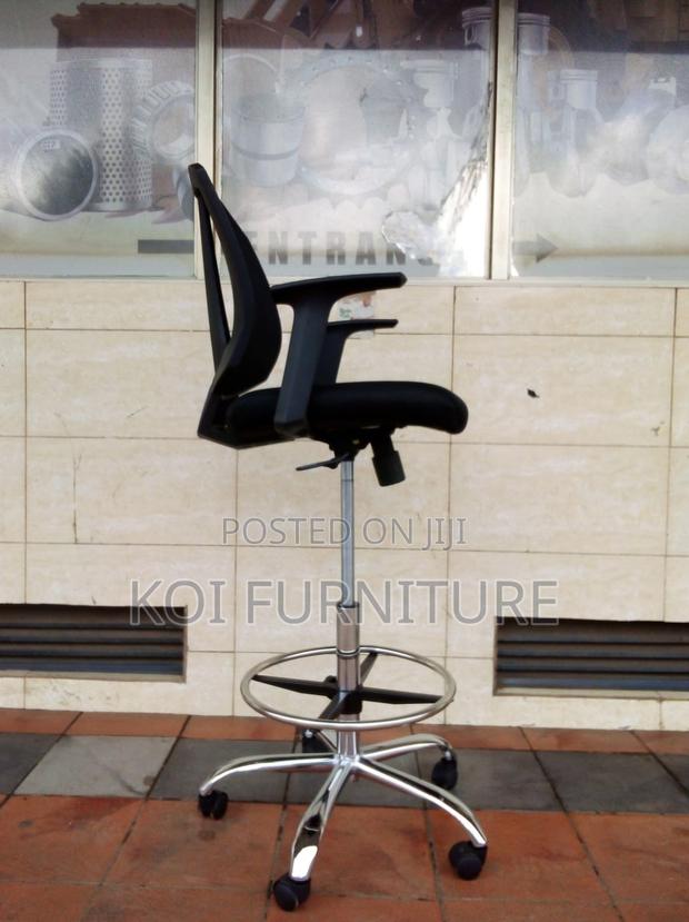 Office Chair; Mesh Mid Back Cashier Reception Clerical Chair - thumbnail 9