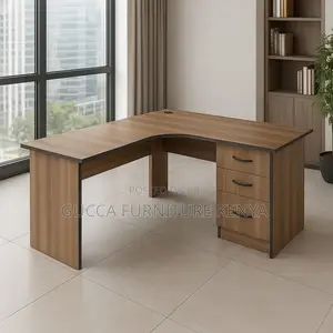 140cm Curved Office Study Desk With Drawers