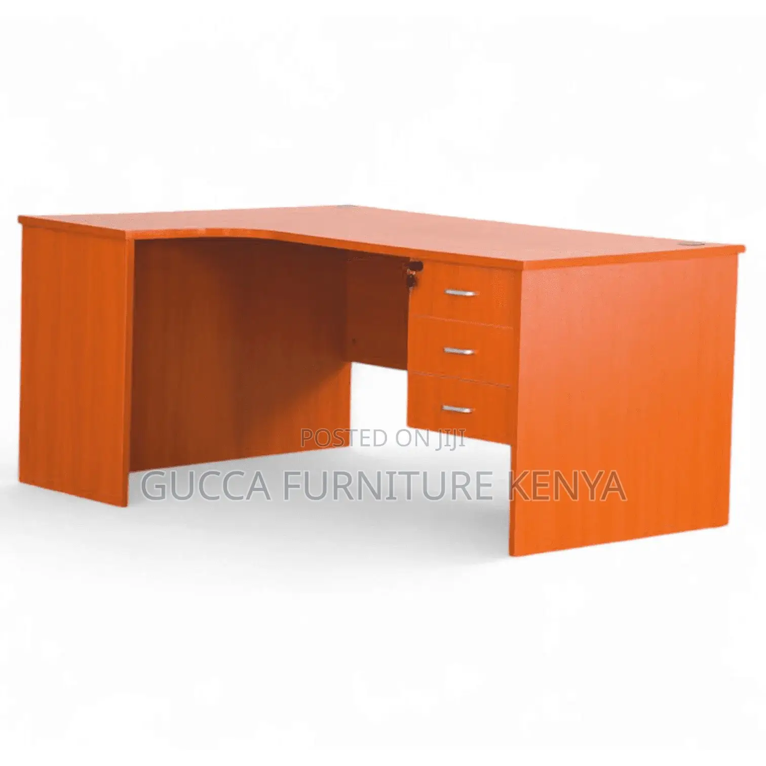 140cm Curved Office Study Desk With Drawers