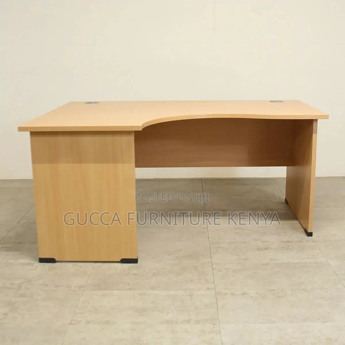140cm Curved Office Study Desk With Drawers