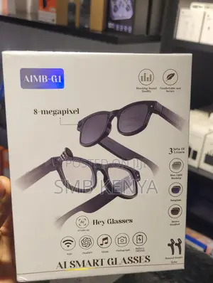 Ai Smart Glasses, Hd Camera, Bluetooth, Built In Speaker