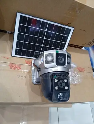 Ultra Low Power 12mp 4g PTZ Rotating Dual Lens Solar CCTV Camera