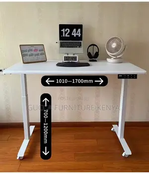 1200mm White Electric Adjustable Standing Desk