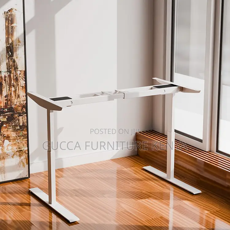 1200mm White Electric Adjustable Standing Desk