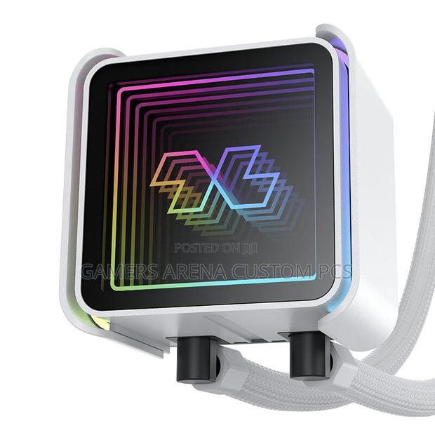 Coolleo Ice Mirror 360 V2 TDP 300w Argb Aio Liquid Cpu Cooler White - thumbnail 3