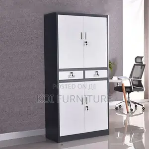 Office Cabinet; Executive Steel Cabinet With Four Doors