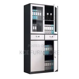 Office Cabinet; Executive Steel Cabinet With Four Doors