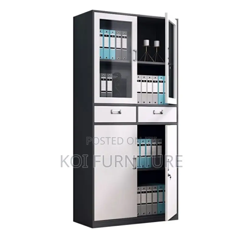 Office Cabinet; Executive Steel Cabinet With Four Doors