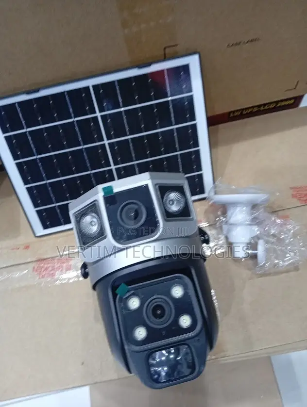 Auto Tracking Support 12mp 4g PTZ Rotating Dual Lens Solar Camera