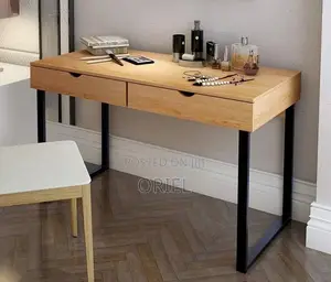 Office Desk : Modern Home Office Study Desk With 2 Storage Drawers