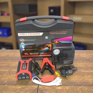 Multi Purpose 12v 99800mah Jump Starter With Tire Inflator