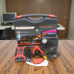 Plug and Play 12v 99800mah Jump Starter With Air Compressor Pump