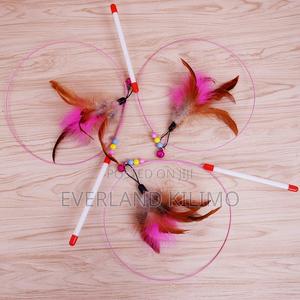 Interactive Feather Wand Cat Toy - thumbnail 2