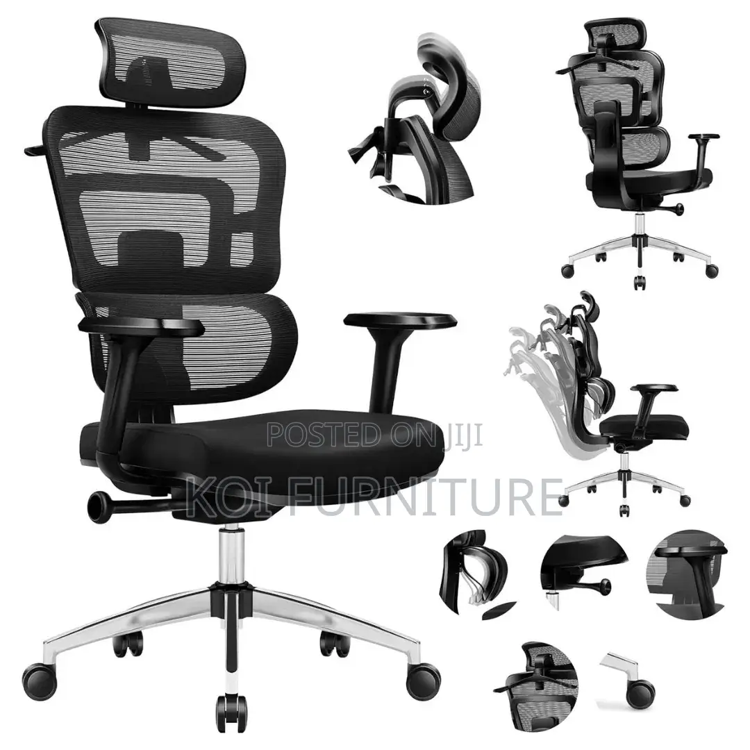 Office Chairs; High Back Ergonomic Office Chair