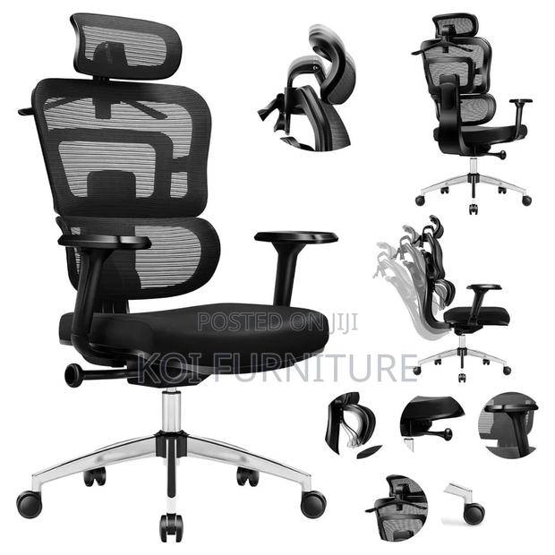 Office Chairs; High Back Ergonomic Office Chair - thumbnail 12