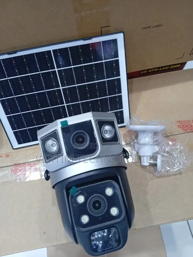 12mp 4g PTZ Rotating Dual Lens Solar Camera With Customizable Audio