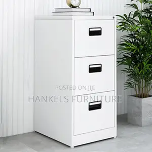 Lockable 3 Drawer Filing Cabinet for Office or Home