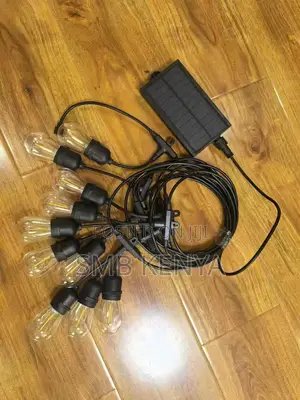Solar Led String Bulbs, 10 Bulbs, 7 Meters