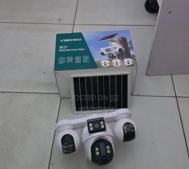 V380 Four Lens V380pro CCTV Night Vision 4g Sim Card Battery