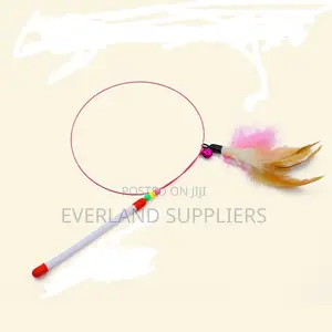 Long Interactive Wand Toy for Cat and Kitten