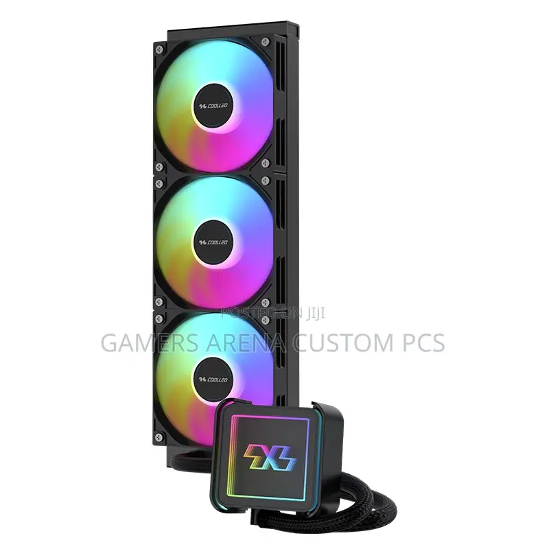 Coolleo Ice Mirror 360 V2 TDP 300w Argb Aio Liquid Cpu Cooler Black