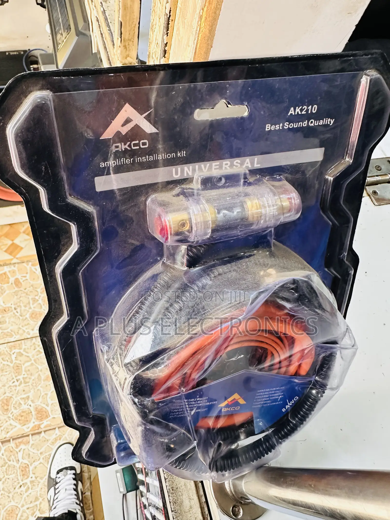 Akco Ak210 Car Amplifier Wiring Installation Kit –High Power Cable Kit