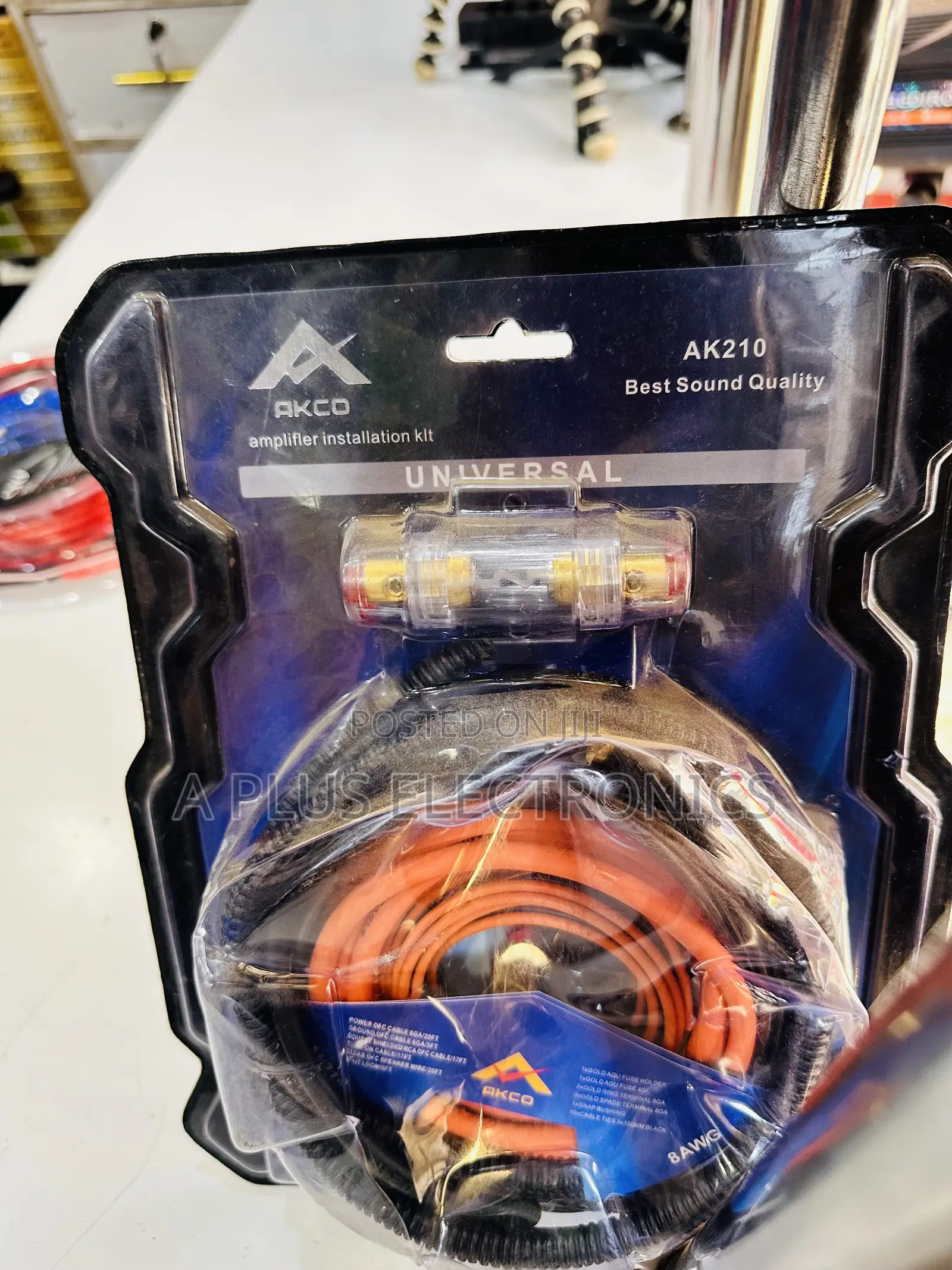Akco Ak210 Car Amplifier Wiring Installation Kit –High Power Cable Kit