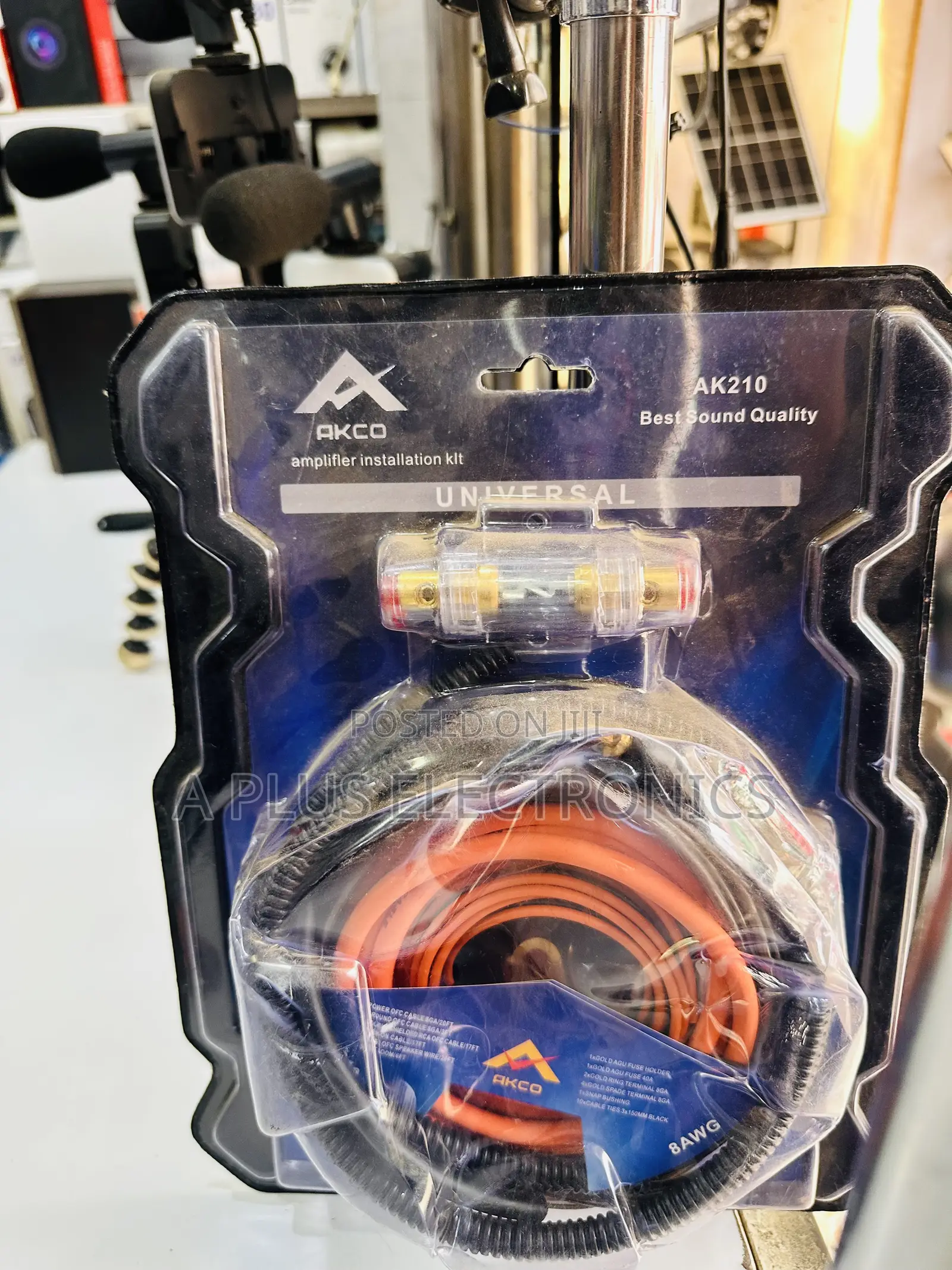 Akco Ak210 Car Amplifier Wiring Installation Kit-Full Installation Set