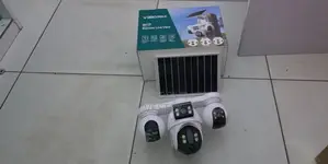 V380 Max Bp19 Remote View Solar Camera 4 Lens Four CCTV Camera